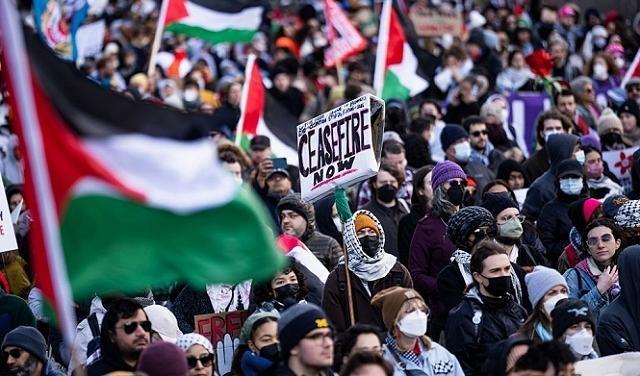 تظاهرات في 14 مدينة هولندية للمطالبة بوقف العدوان على غزة