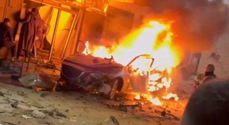 شهيدان و14 إصابة بغارة إسرائيلية على مخيم جنين