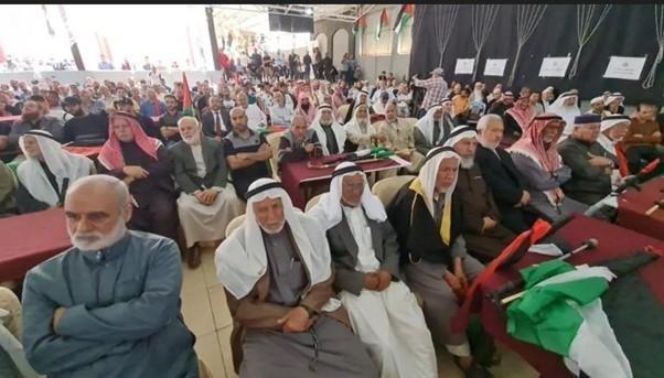 العشائر الفلسطينية: شعبنا الفلسطيني سيفشل مشاريع التصفية ومحاولات خلق أطر بديلة لمنظمة التحرير