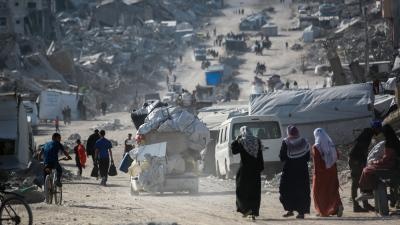 سكان مدينة غزة .. رحلة النزوح نحو الغرب بانتظار وقف الحرب