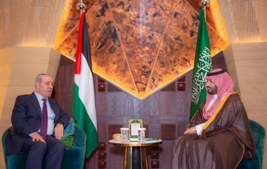 الشيخ يلتقي ولي العهد السعودي