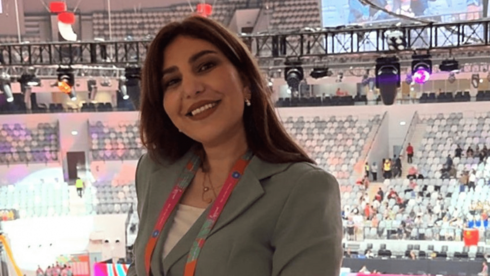 أول حكم فلسطيني: ندى الأطرش تحصل على الشارة الدولية بالجمباز