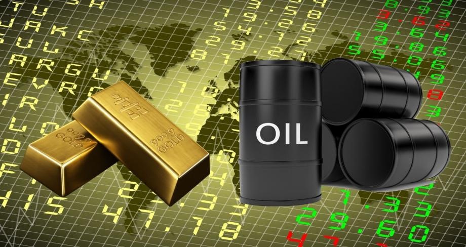 الذهب يتراجع والنفط يرتفع بأكثر من 2%